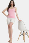 Bleeding Heart Cotton Camisole (Pack of 2) - Pink Beige — thumbnail 9